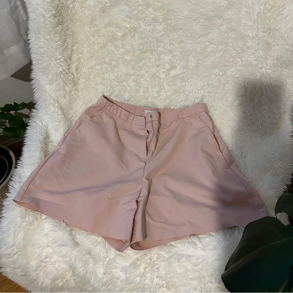 Pink long shorts
